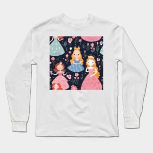 Princesses Pattern 14 Long Sleeve T-Shirt